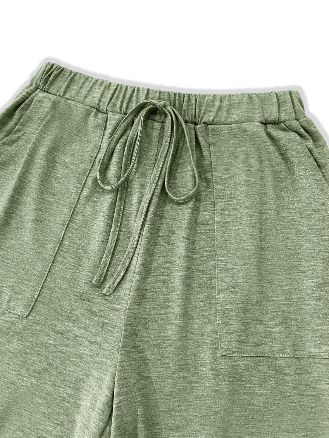 Soft, breathable lounge pants with a drawstring waist for a perfect fit.