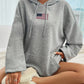 Cozy American flag hoodie with a comfortable, oversized fit.
