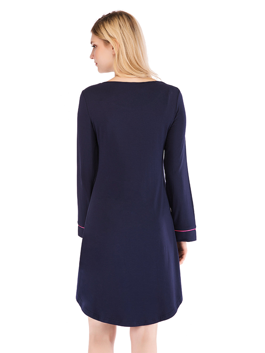 Navy nightgown perfect for a cozy night in.