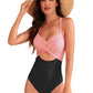 Discover elegance with our V-Neck One-Piece Swimwear. Flattering cutout design, comfortable fit, in 5 chic colors for the perfect beach look.