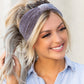 Charcoal Corduroy Knotted Headwrap
