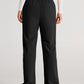 Chic black wide-leg pants featuring a flattering fit
