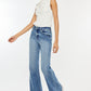 Relaxed wide leg Kancan jeans for a comfortable fit.
