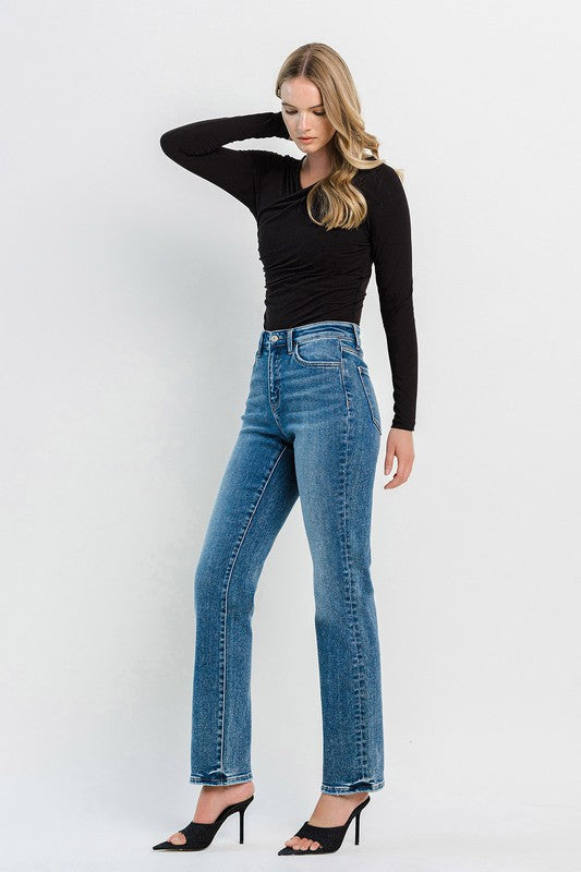 Flying Monkey High Rise Straight Jeans perfect for any occasion.