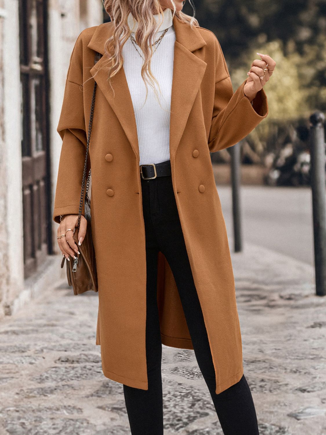 Classic Women's Belted Trench Coat