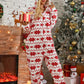 cozy festive onesie for winter with snowflake design