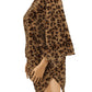 trendy animal print poncho perfect for layering
