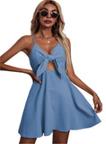 V-neck front bow dress - Whimsical Appalachian Boutique