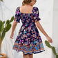 Square Neck Short Sleeve Dress - Whimsical Appalachian Boutique