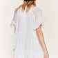 Plus Size Ruffled Neck Tiered Mini Dress - Whimsical Appalachian Boutique