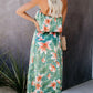 Tropical Tube Dress with Slit - Whimsical Appalachian Boutique