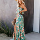 Tropical Tube Dress with Slit - Whimsical Appalachian Boutique