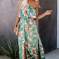 Tropical Tube Dress with Slit - Whimsical Appalachian Boutique