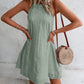 Flowy Eyelet Grecian Neck Mini Dress - Whimsical Appalachian Boutique