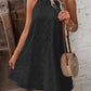 Flowy Eyelet Grecian Neck Mini Dress - Whimsical Appalachian Boutique