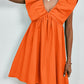 Orange Cap Sleeve Mini Dress - Whimsical Appalachian Boutique