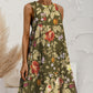 Tiered Round Neck Sleeveless Dress - Whimsical Appalachian Boutique