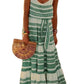 Bohemian Style Deep V-Neck Spaghetti Strap Dress