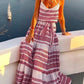 Bohemian Style Deep V-Neck Spaghetti Strap Dress