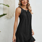 Eyelet Grecian Neck Mini Dress - Whimsical Appalachian Boutique