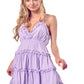 Ruffle Detail Tiered Mini Dress - Whimsical Appalachian Boutique