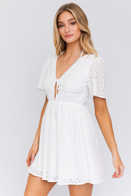 Short Sleeve Babydoll Style Dress - Whimsical Appalachian Boutique