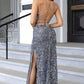 Sequin Backless Split Maxi Dress - Whimsical Appalachian Boutique