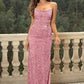 Sequin Backless Split Maxi Dress - Whimsical Appalachian Boutique