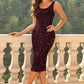 Sequin Sleeveless Slit Evening Dress - Whimsical Appalachian Boutique