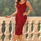 Sequin Sleeveless Slit Evening Dress - Whimsical Appalachian Boutique