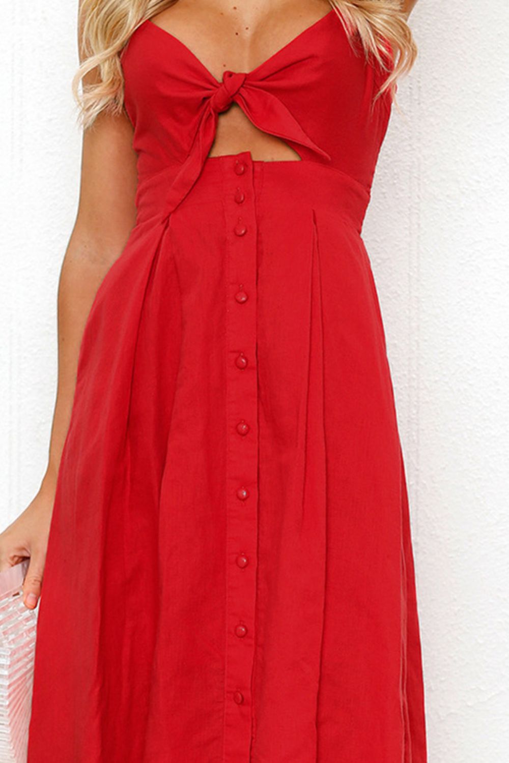 Cutout Sweetheart Neck Cami Dress - Whimsical Appalachian Boutique