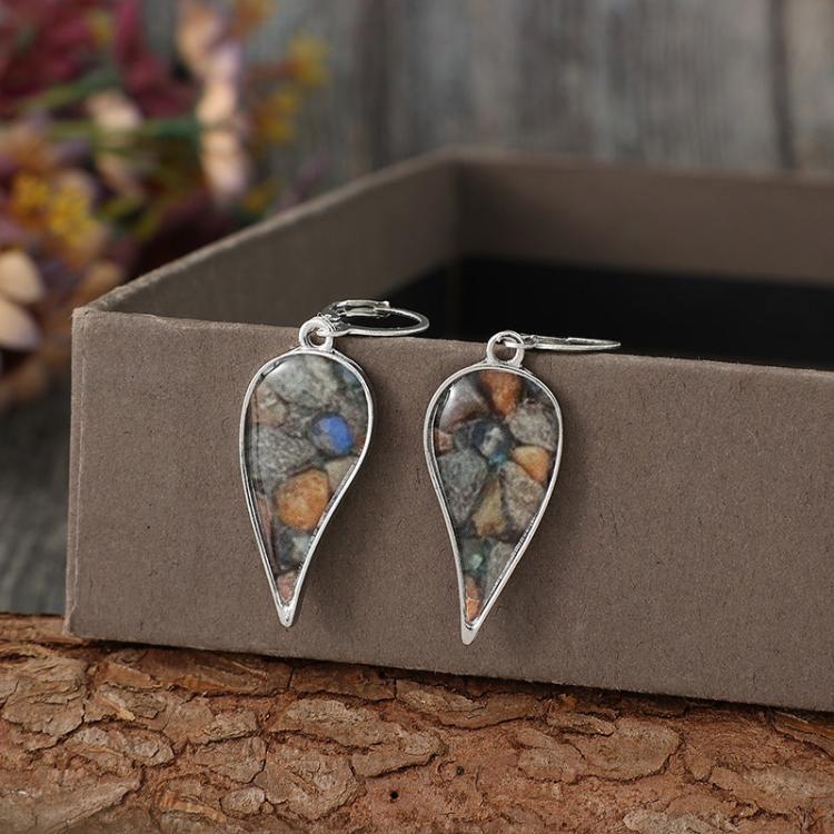 Natural Stone Dangle Earrings - Whimsical Appalachian Boutique