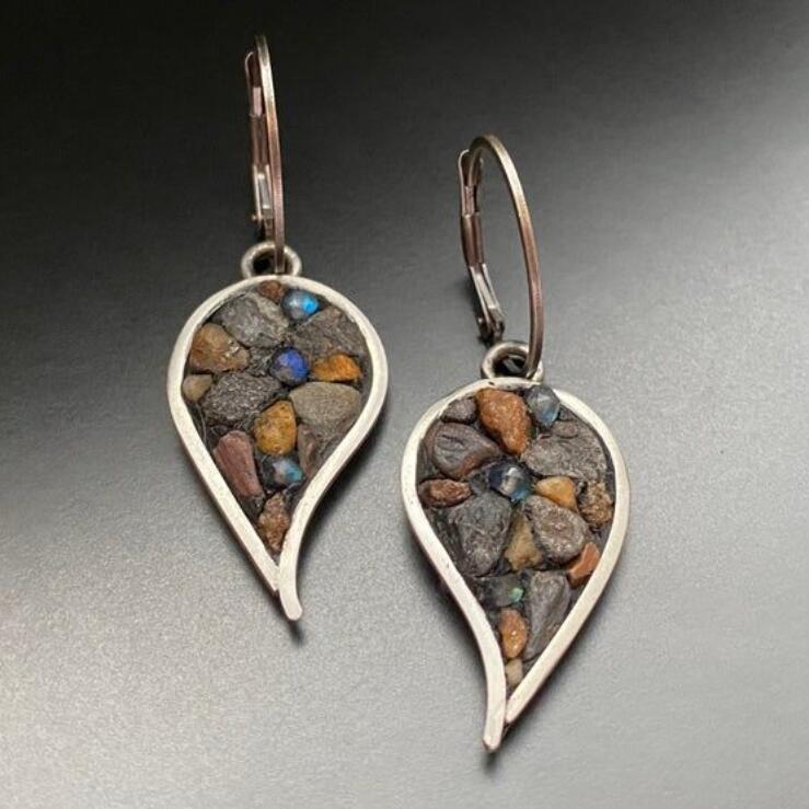 Natural Stone Dangle Earrings - Whimsical Appalachian Boutique