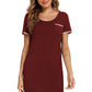 Red nightshirt designed for ultimate comfort