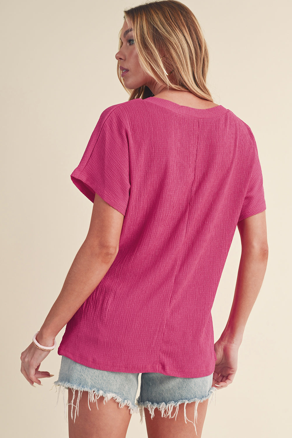Discover elegance with our V Neck Blouse—perfect for any occasion. Flatter your figure and enjoy all-day comfort. Shop now!