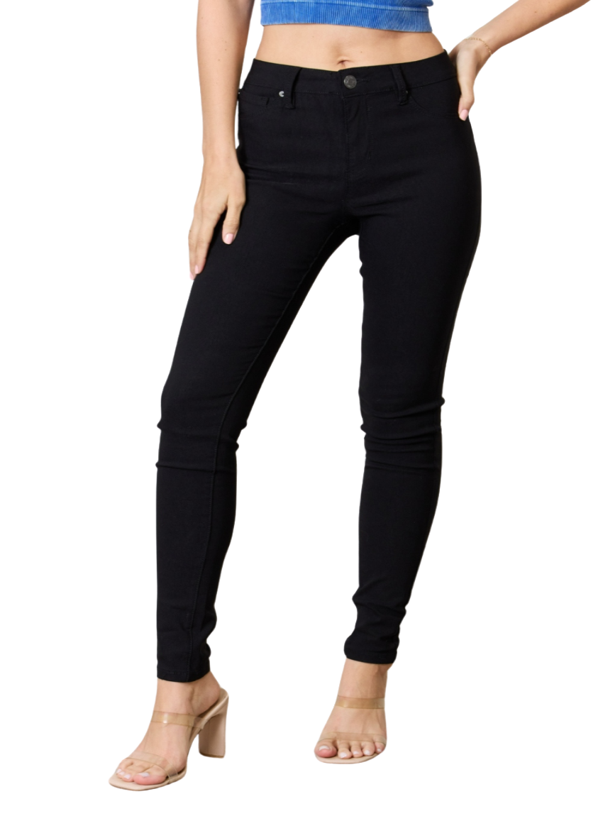 Experience luxury with YMI's Hyperstretch Skinny Jeans - perfect stretch, comfort, and style for every occasion.