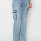 High Rise Cargo Flare RISEN Jeans