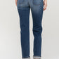 Flying Monkey's Cuffed Stretch Boyfriend Jeans showcasing the flexible stretch fabric.