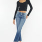 Front view showing the modern style of Kancan slim straight jeans.
