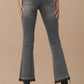 Gray Insane Gene High Rise Cropped Bootcut Jeans | Boutique Clothing