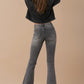 Gray Insane Gene High Rise Cropped Bootcut Jeans | Boutique Clothing