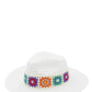 Embroidered Wide Brim Sun Hat - Whimsical Appalachian Boutique