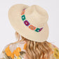 Embroidered Wide Brim Sun Hat - Whimsical Appalachian Boutique