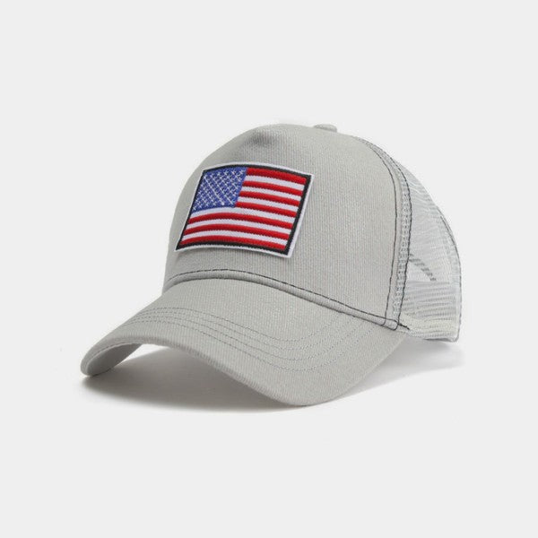 American Flag Unisex Trucker Hat - 4