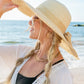 Scallop Edge Bow Accent Sunhat - Whimsical Appalachian Boutique