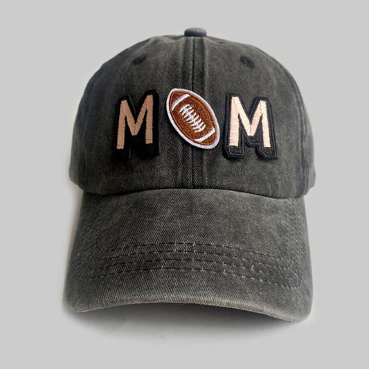 MOM Football Cap - Whimsical Appalachian Boutique