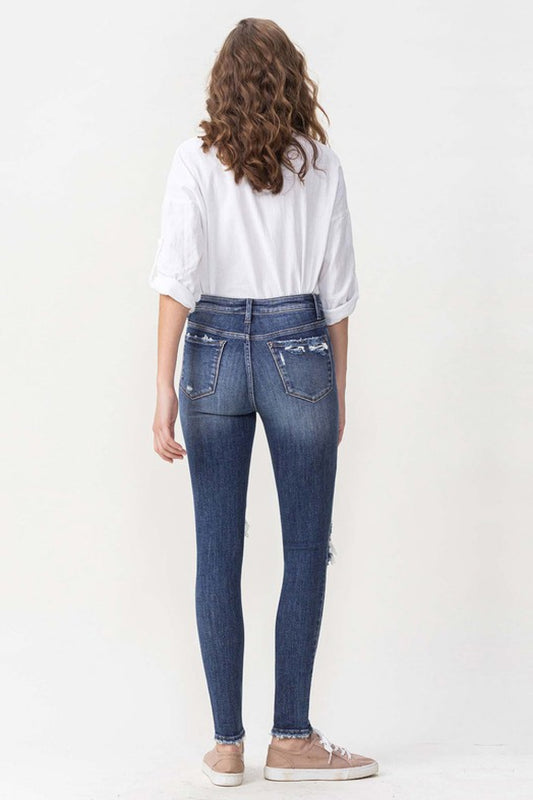 Women's Lovervet Hayden high rise skinny jeans in premium denim.