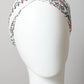 Bohemian Stitch Print Twist Headwrap