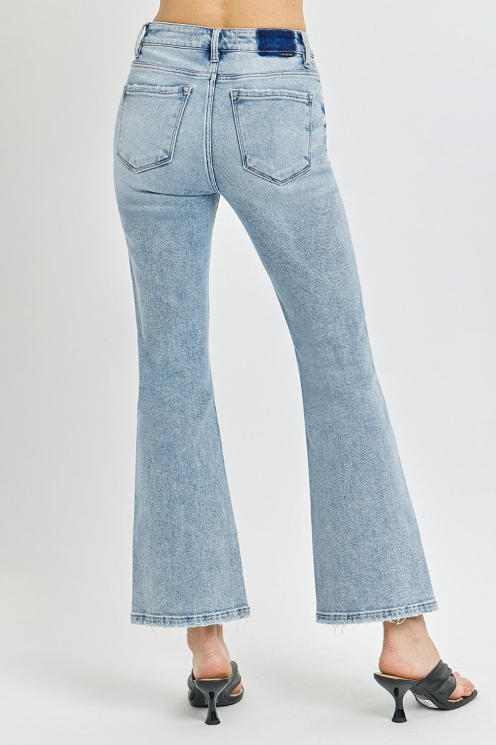 RISEN Jeans | High Rise Ankle Flare