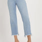 RISEN Jeans | High Rise Raw Edge Cropped Leg